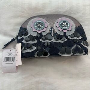 Kate Spade Owl Cosmetic Bag / Pouch